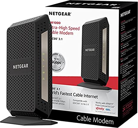 netgear cable modem router docsis 3.1